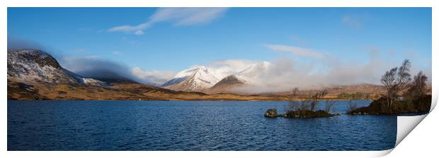 Lochan na h-Achlaise Panorama Print by Tommy Dickson