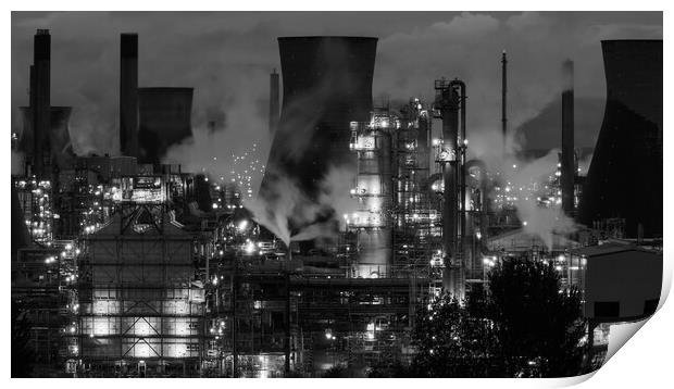 Industry in Black And White Print by Tommy Dickson