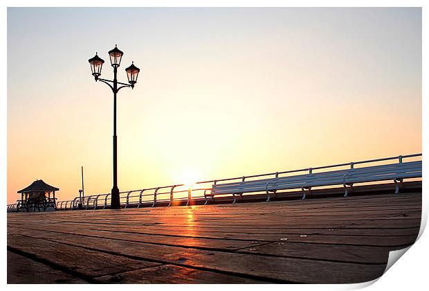 Pier Sunrise Print by Andy Readman