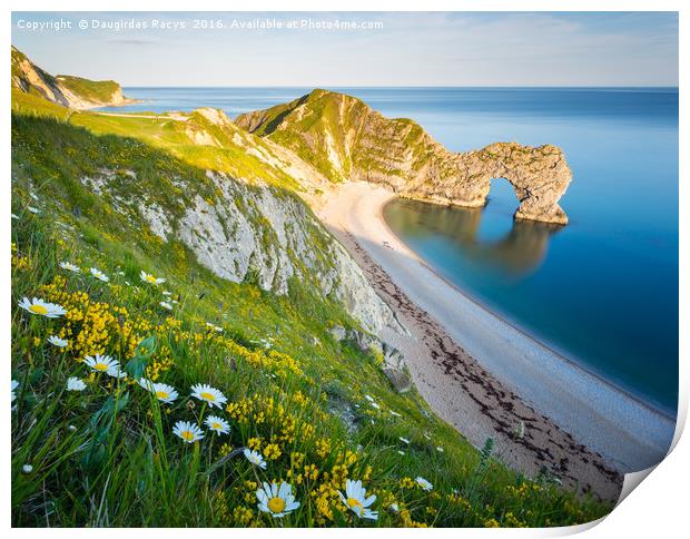 Durdle Door Print by Daugirdas Racys