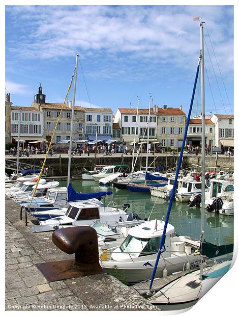 La Flotte, Île de Ré Print by Robin Dengate