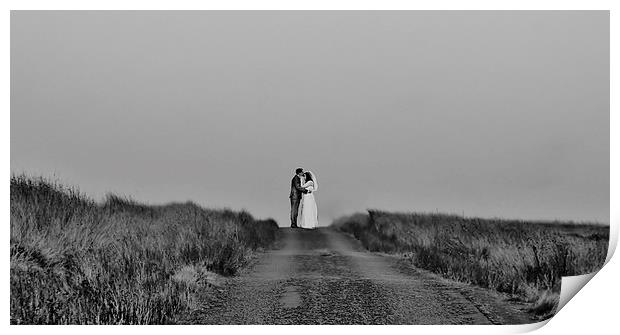 The road to everlasting love Print by carolann walker
