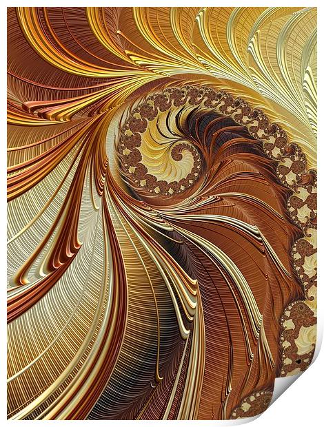  Gold Leaf Print by Amanda Moore