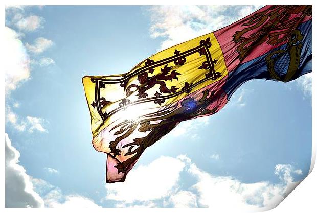 Jubilee flag Print by Nadine Wood