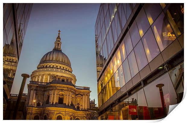 St Pauls Cathedral Print by Marina Otto