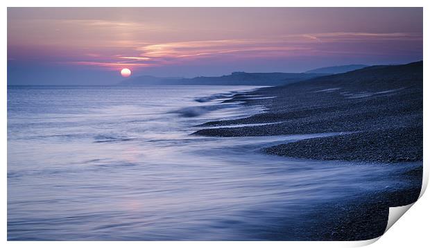 Norfolk Coast Sunrise Print by Mike French