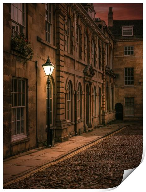 ST MARY'S PLACE SUNSET Print by Mike Higginson