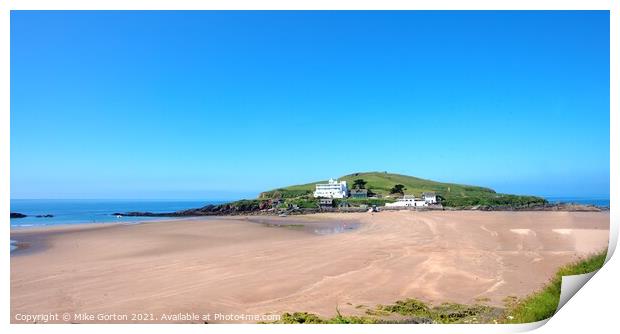 Burgh Island and Hotel Print by Mike Gorton