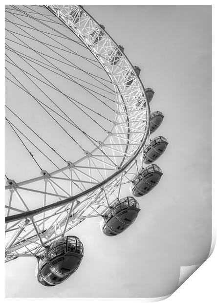 London Eye Pod Print by Mike Gorton