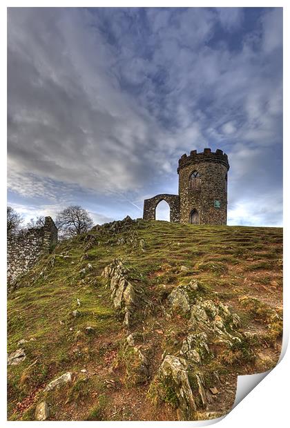 Old John at Bradgate Park Leicestershire Print by Mike Gorton