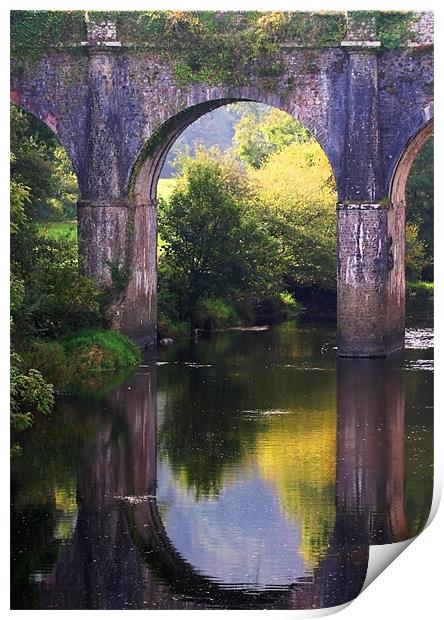 Bridge over the River Torridge Print by Mike Gorton