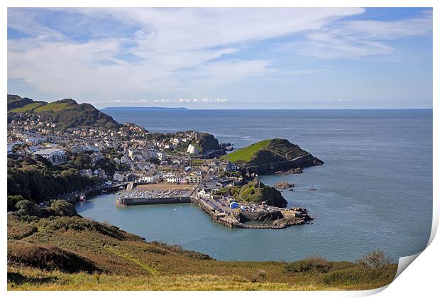 Overlooking Ilfracombe Print by Mike Gorton