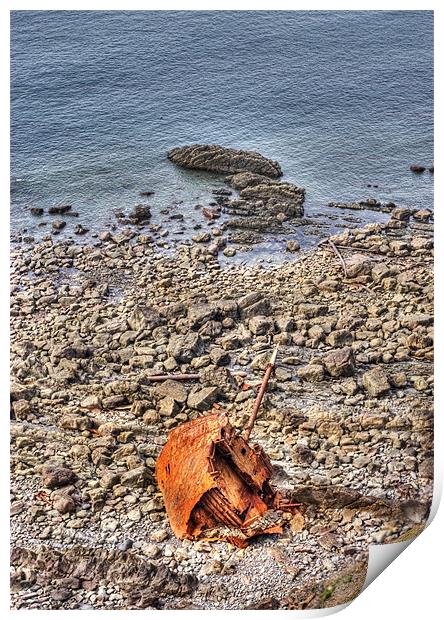 Shipwreck Print by Mike Gorton