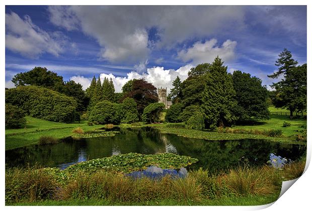 Arlington Church North Devon Print by Mike Gorton