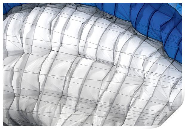 Paraglider Canopy Print by Mike Gorton
