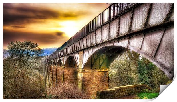 Pontcysyllte Aqueduct Llangollen Wales  Print by Darren Wilkes