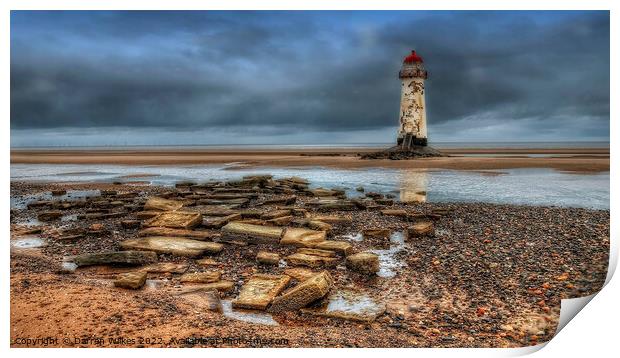 Talacre Lighthouse  north wales  Print by Darren Wilkes