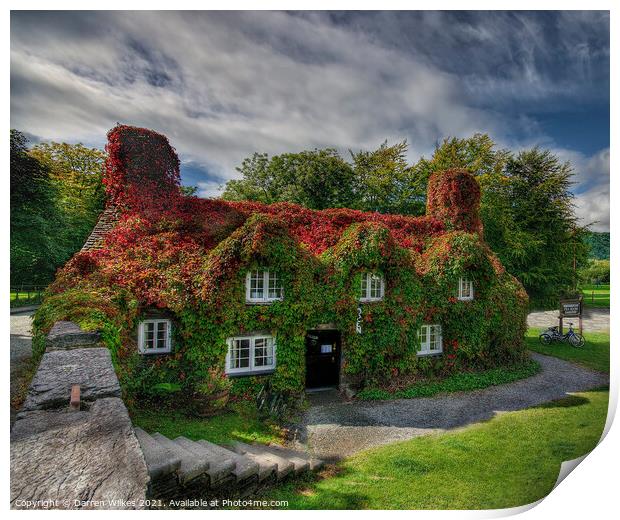 Llanrwst Tea Room Snowdonia Print by Darren Wilkes