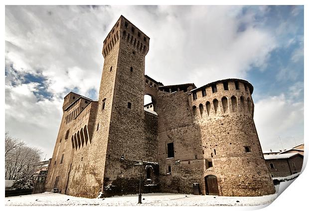 Castle, Rocca di Vignola Print by Guido Parmiggiani