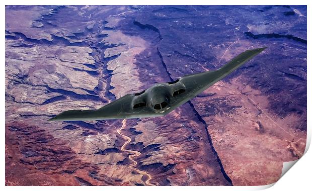 Northrop B-2 "Ghost" Print by Guido Parmiggiani