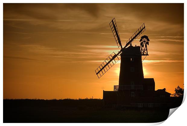 Cley-next-the-Sea Windmill Print by Keith Naylor