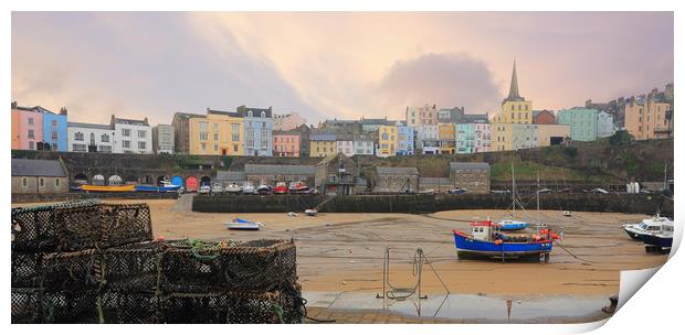 Tenby Harbour Print by Ceri Jones