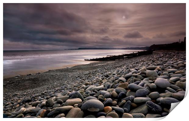 Amroth Beach Print by Ceri Jones