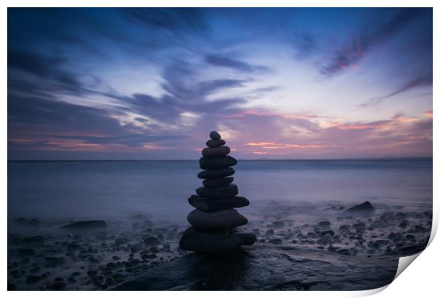 A Pembrokeshire Sunset Print by Katie Mitchell