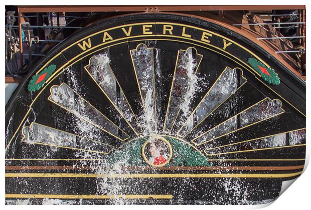 Paddle Steamer Waverley Print by Ian Johnson