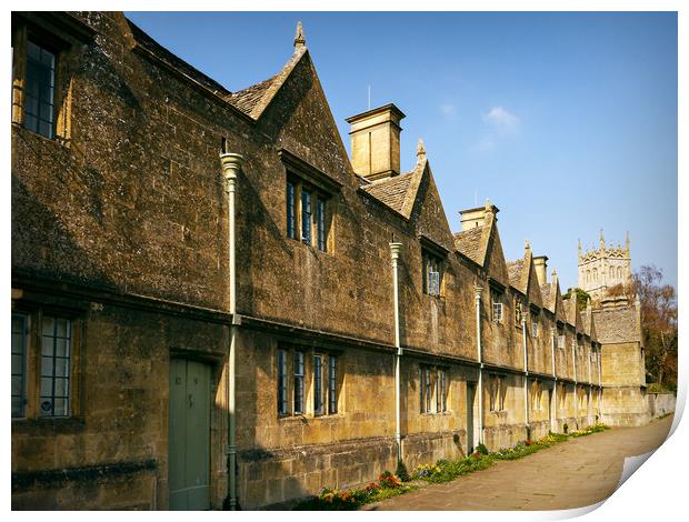 Cotswold Almshouses Print by Jason Williams