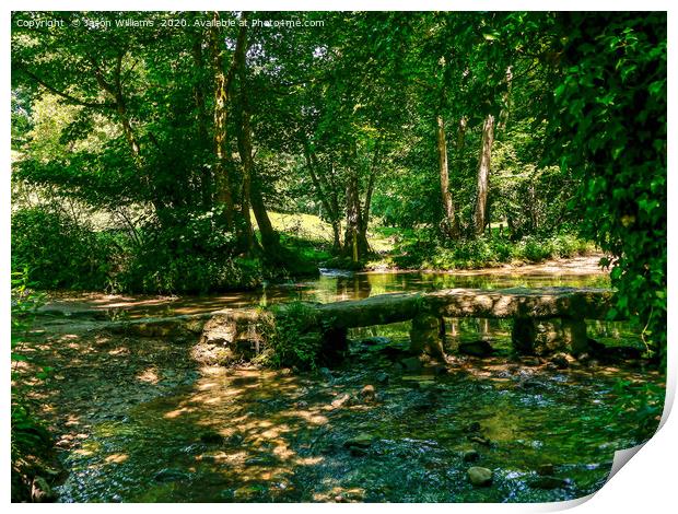 Ford & Packhorse Bridge Print by Jason Williams