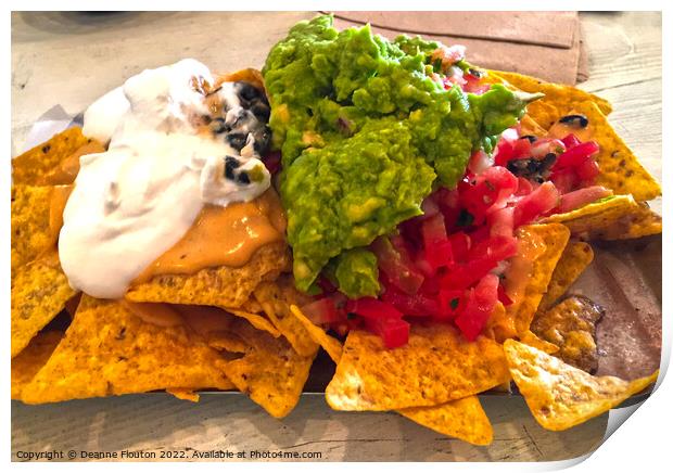 Ultimate Loaded Nachos Print by Deanne Flouton