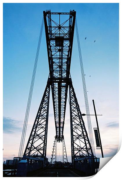 Transporter Bridge Print by Chris Smith