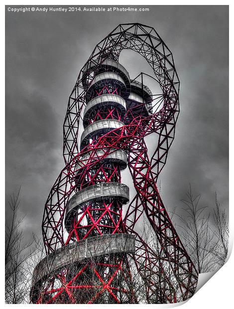 The ArcelorMittal Orbit Print by Andy Huntley