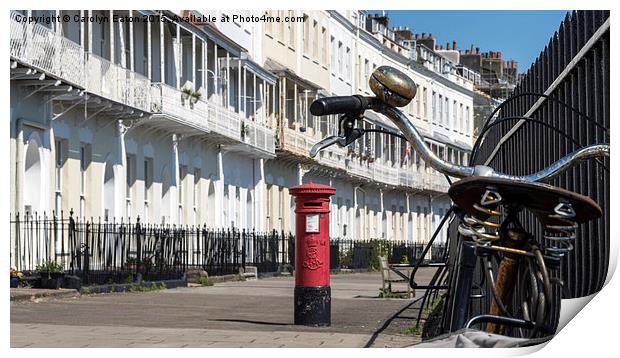  Royal York Crescent, Clifton, Bristol Print by Carolyn Eaton