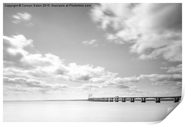  The Second Severn Crossing Print by Carolyn Eaton