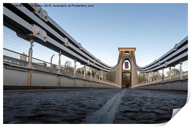  Clifton Suspension Bridge, Bristol Print by Carolyn Eaton