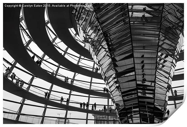  Reichstag Dome, Berlin Print by Carolyn Eaton