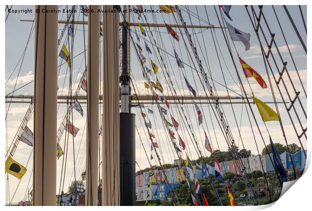 SS Great Britain, Bristol Print by Carolyn Eaton