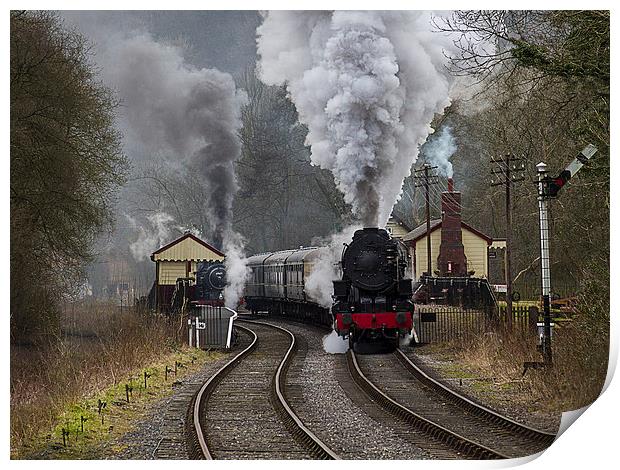 The Majestic Steam Locomotives Print by Alan Tunnicliffe