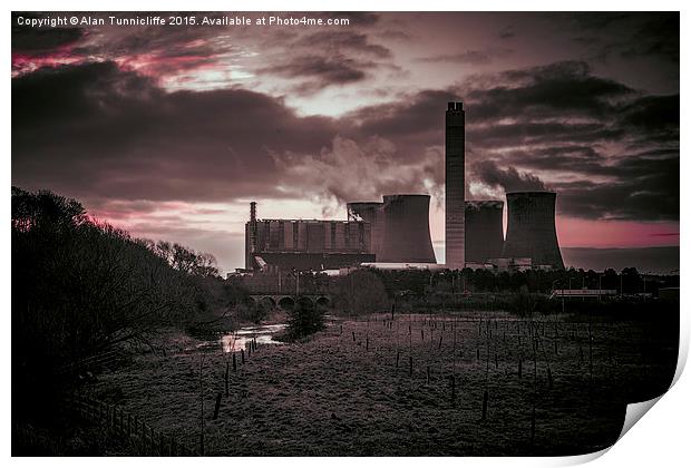  Rugeley power station Print by Alan Tunnicliffe