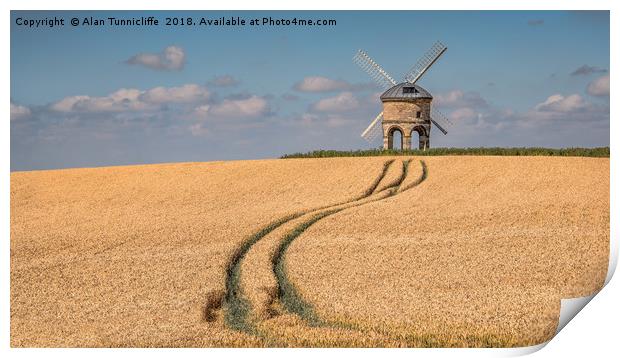 Chesterton windmill Print by Alan Tunnicliffe