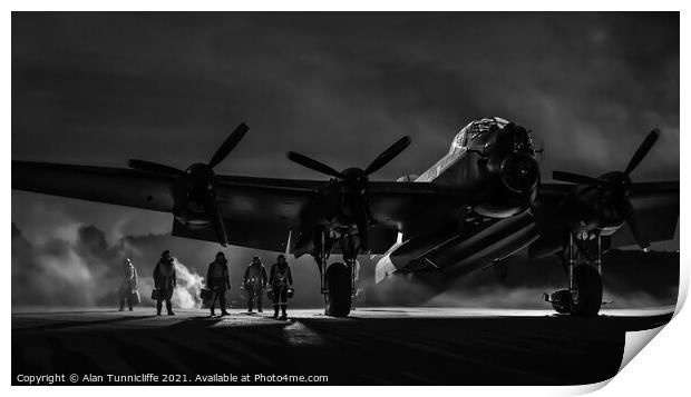 A safe return home  Print by Alan Tunnicliffe