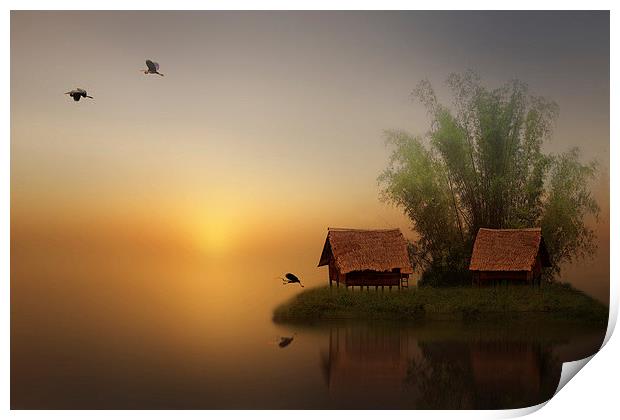 Silence Print by Idrus Arsyad