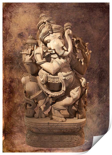Ganesh Print by Ram Vasudev
