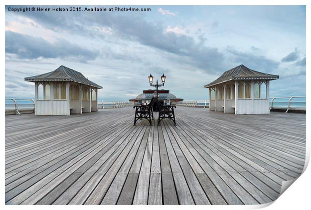 Cromer in Norfolk Print by Helen Hotson