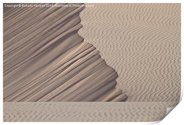 Sand Abstract Print by Bahadir Yeniceri