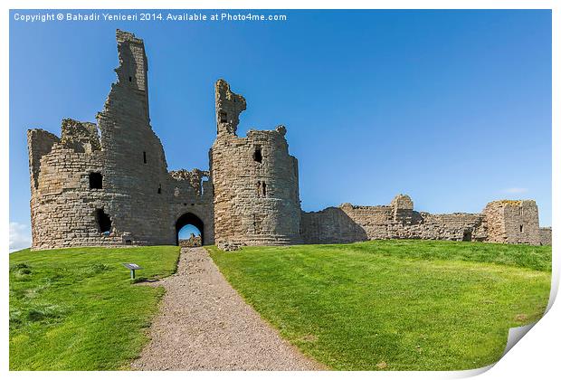  Dunstanburgh Castle Print by Bahadir Yeniceri