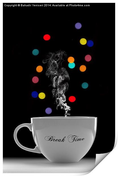 Break Time  Print by Bahadir Yeniceri