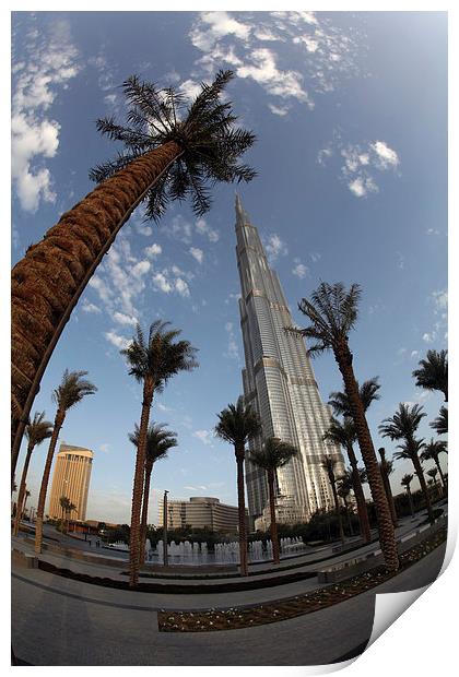 Burj Khalifa 1 Print by Andreas Klatt